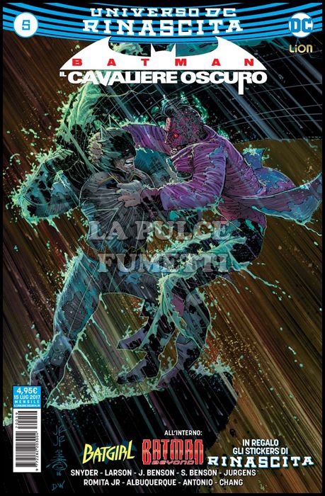 BATMAN IL CAVALIERE OSCURO # 59 - BATMAN IL CAVALIERE OSCURO 5 - RINASCITA + STICKERS
